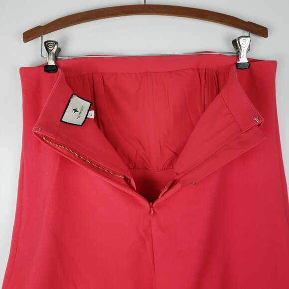 Tuckernuck Marin Top Coral Pink Flowy Strapless Crepe Womens Size Medium - Picture 6 of 9